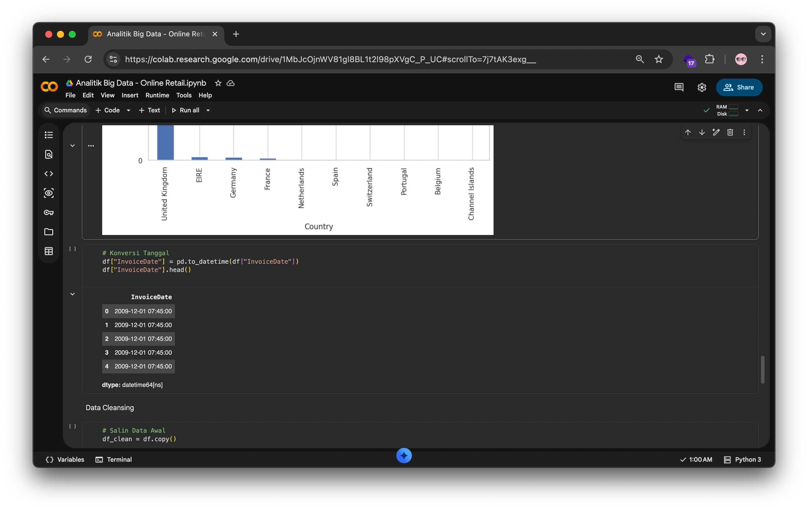 Online Retail Big Data Analysis