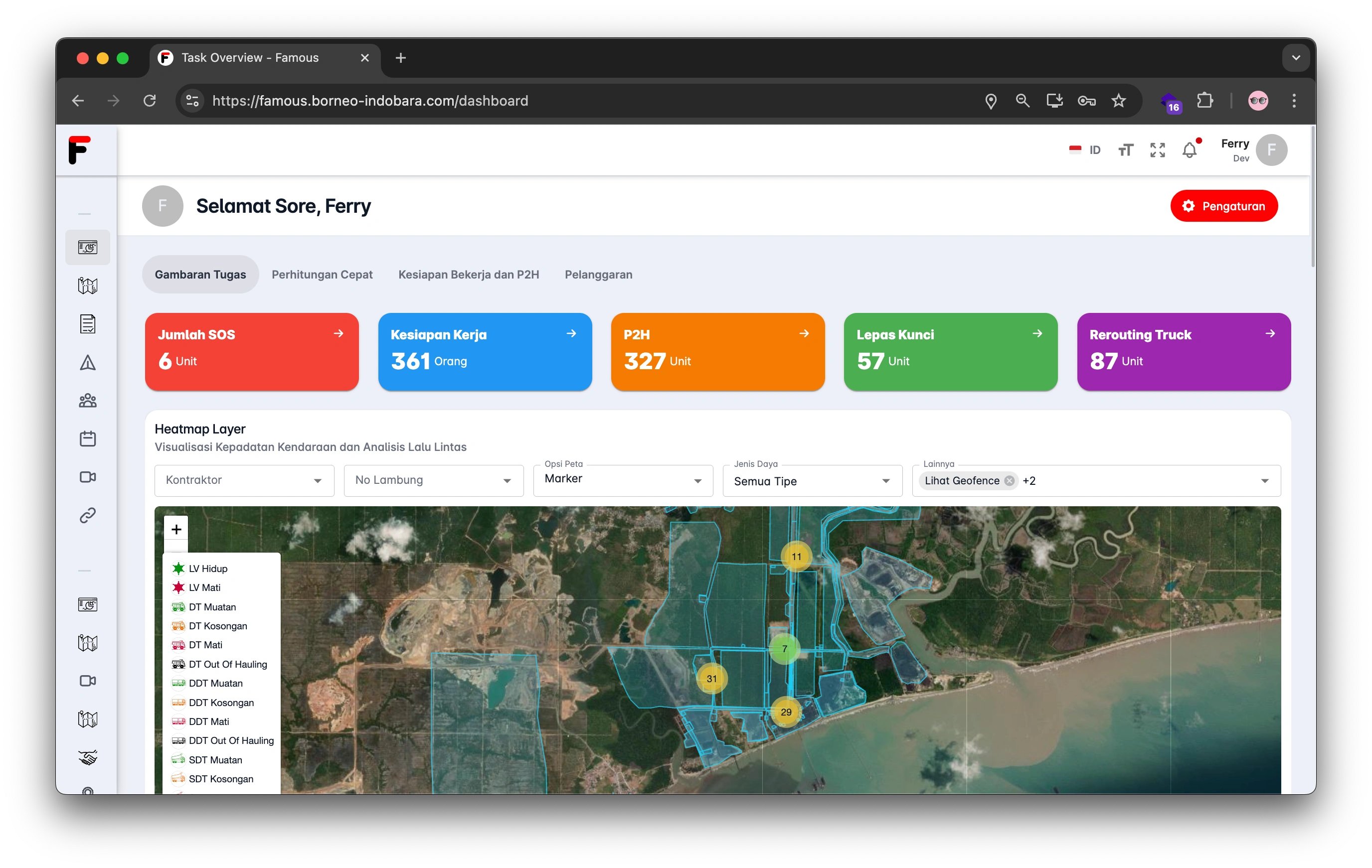 Famous (Fleet & Hauling Management)